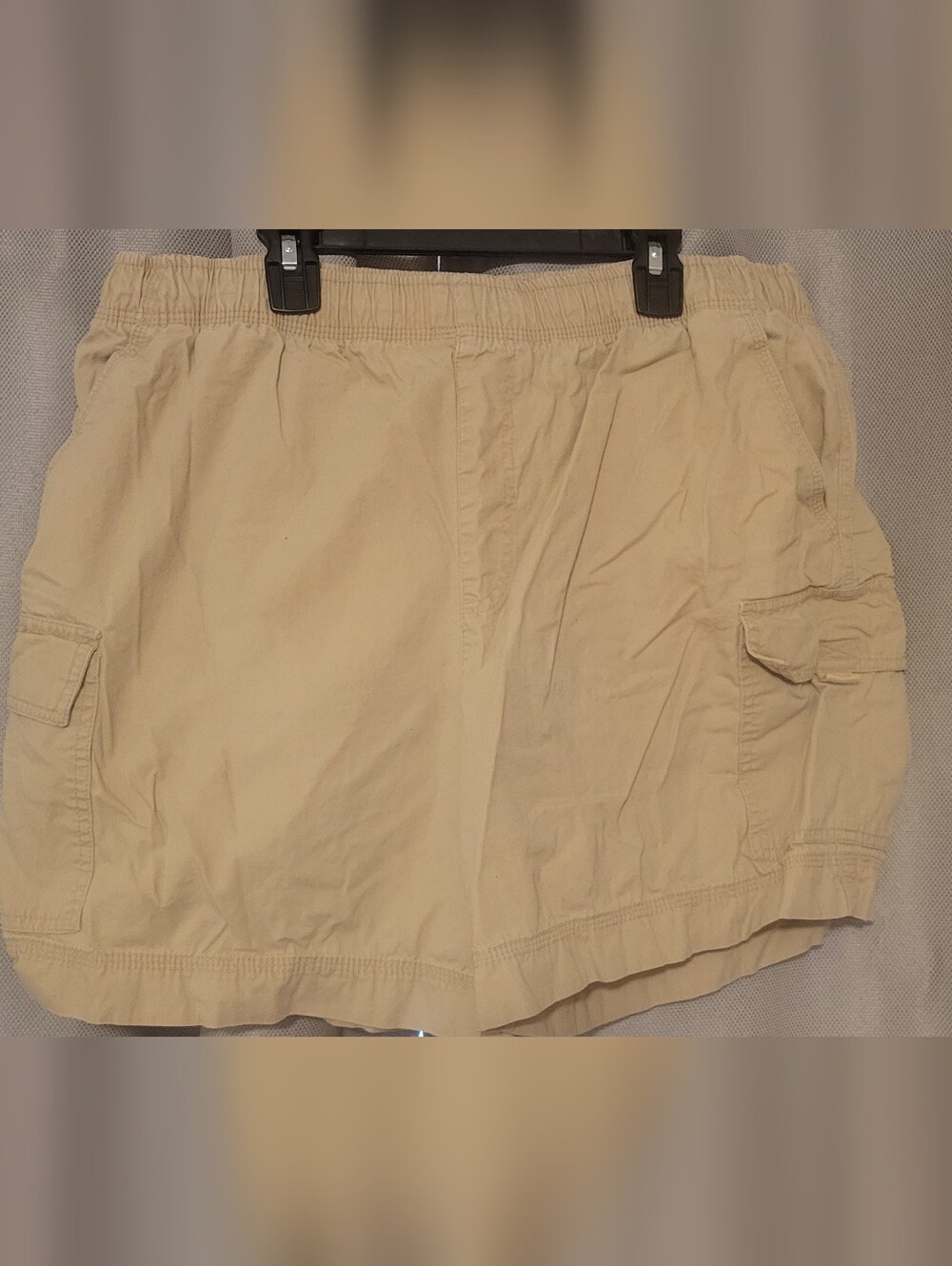 George Tan Cargo Shorts with Side Pockets
